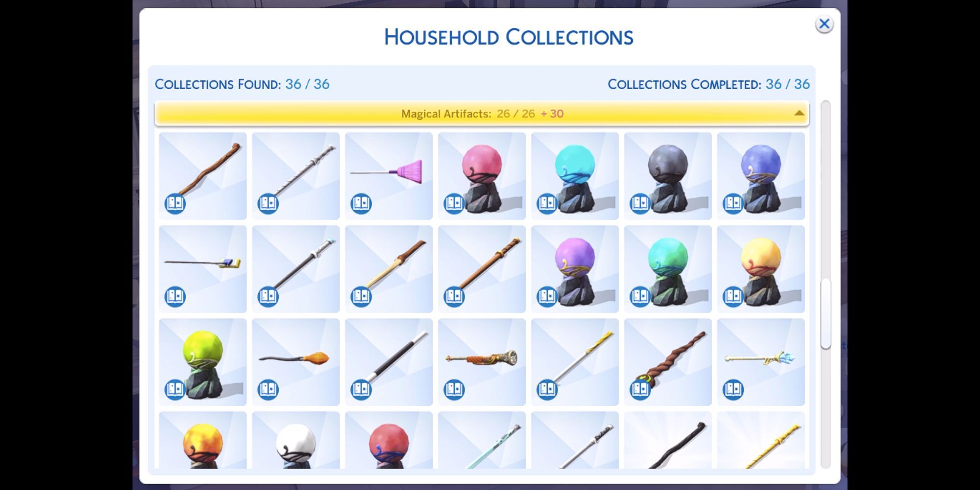 The Sims 4 Magical Artifacts Collection