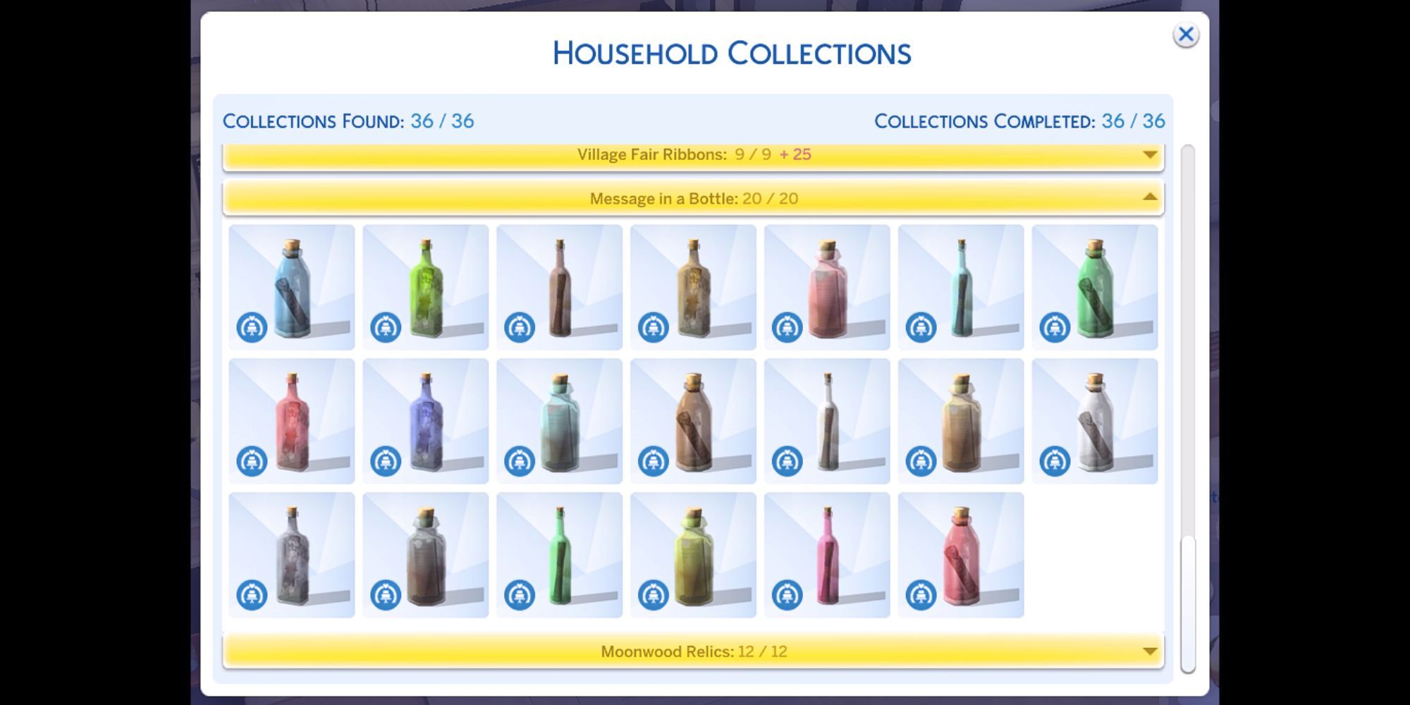 The Sims 4 Message in a Bottle Collection