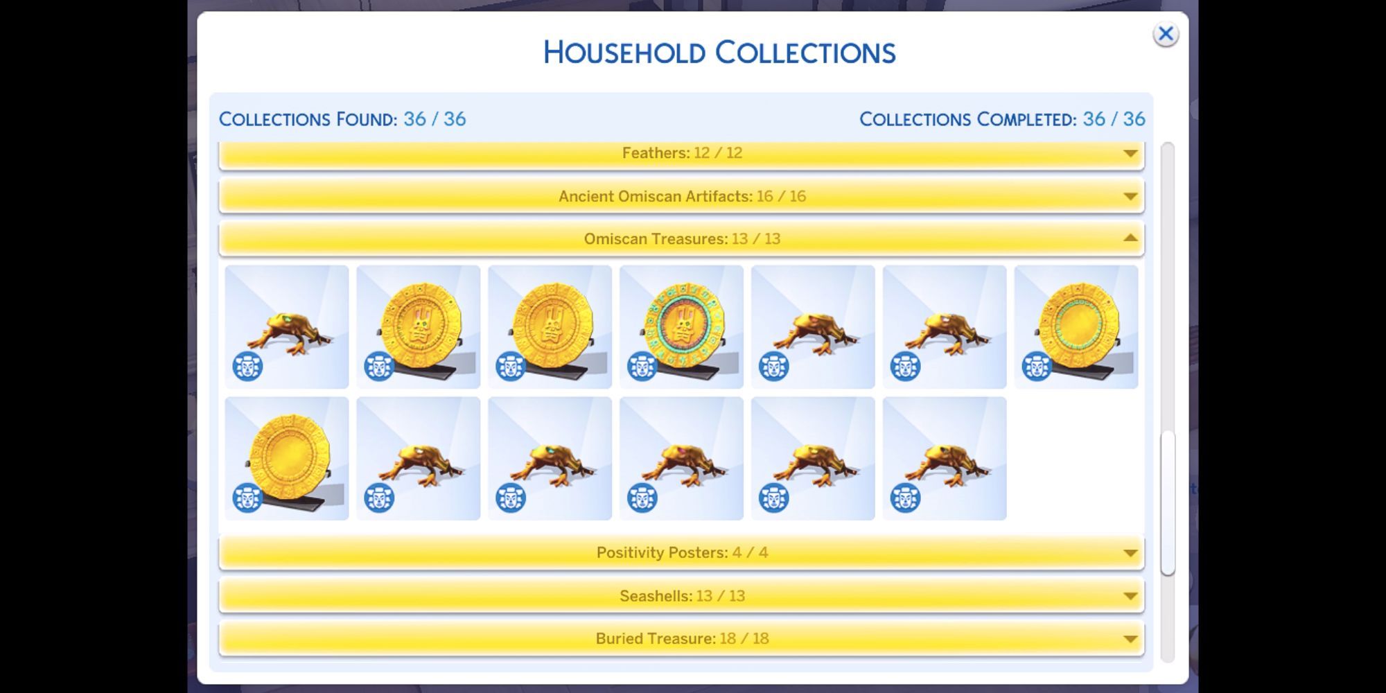 The Sims 4 Omiscan Treasures Collection