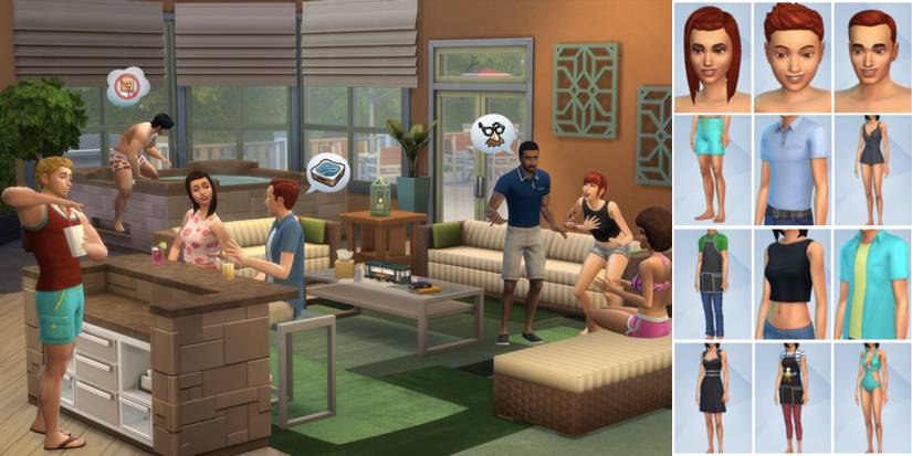 The Sims 4 Perfect Patio CAS Items