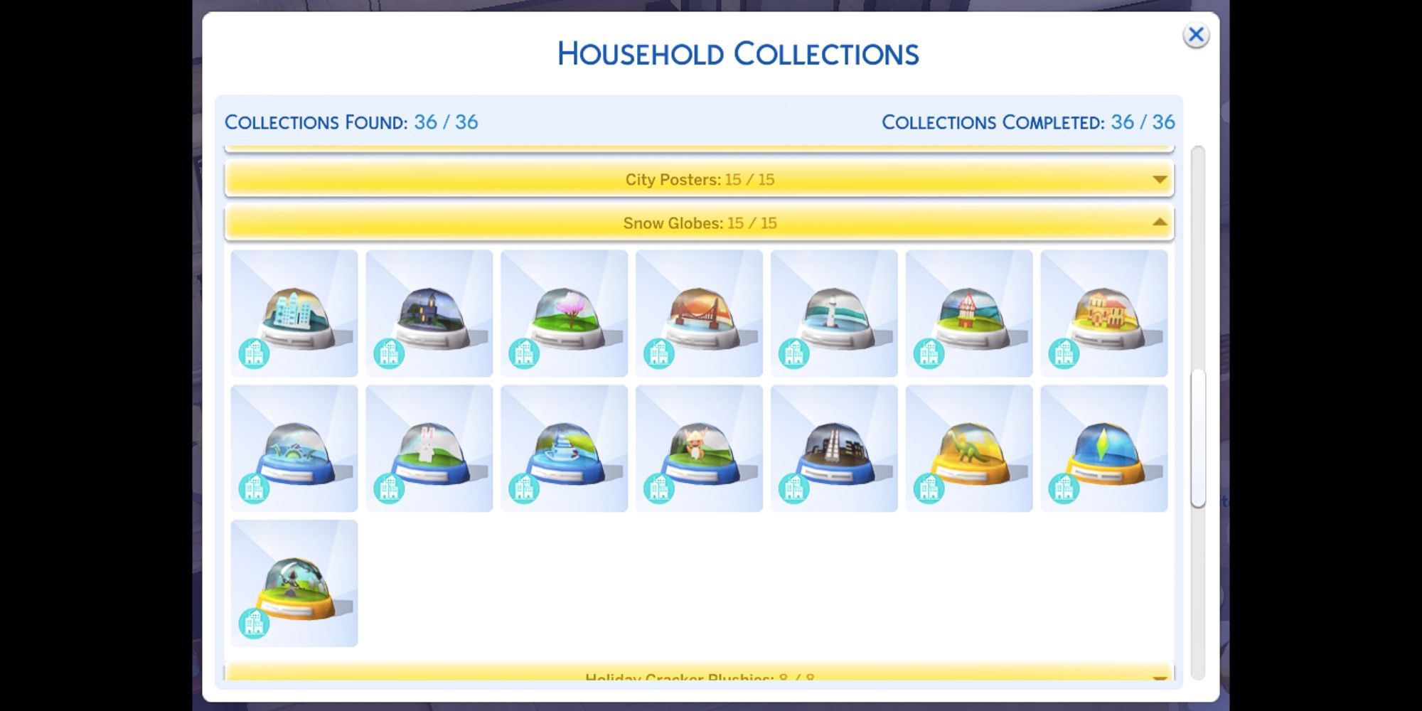 The Sims 4 Snow Globes Collection