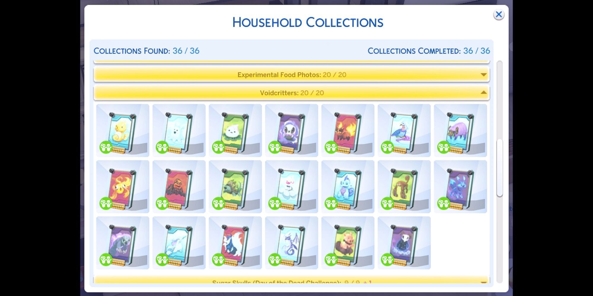 The Sims 4 Voidcritters Collection