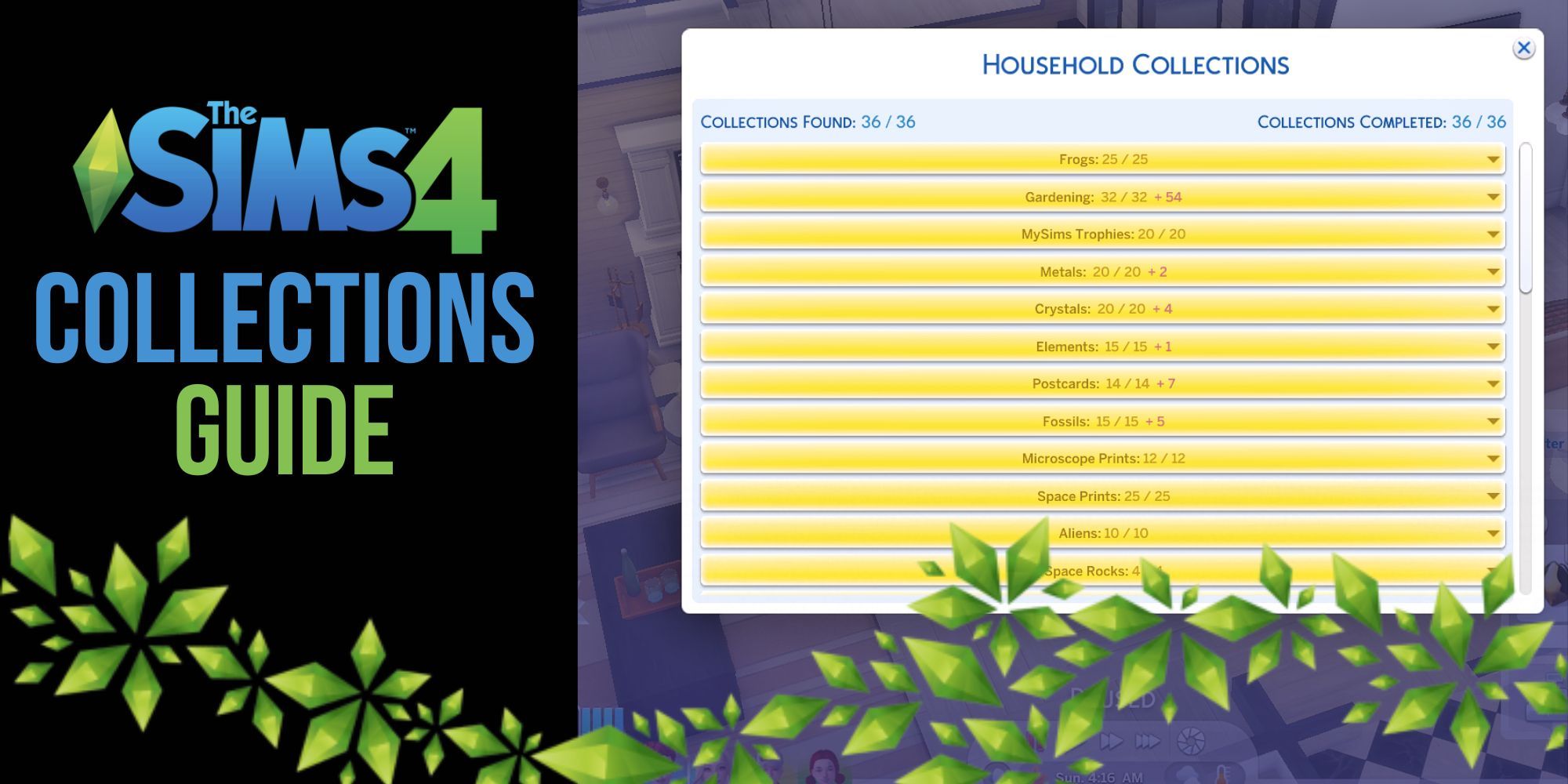 The Sims 4: All Collections Guide