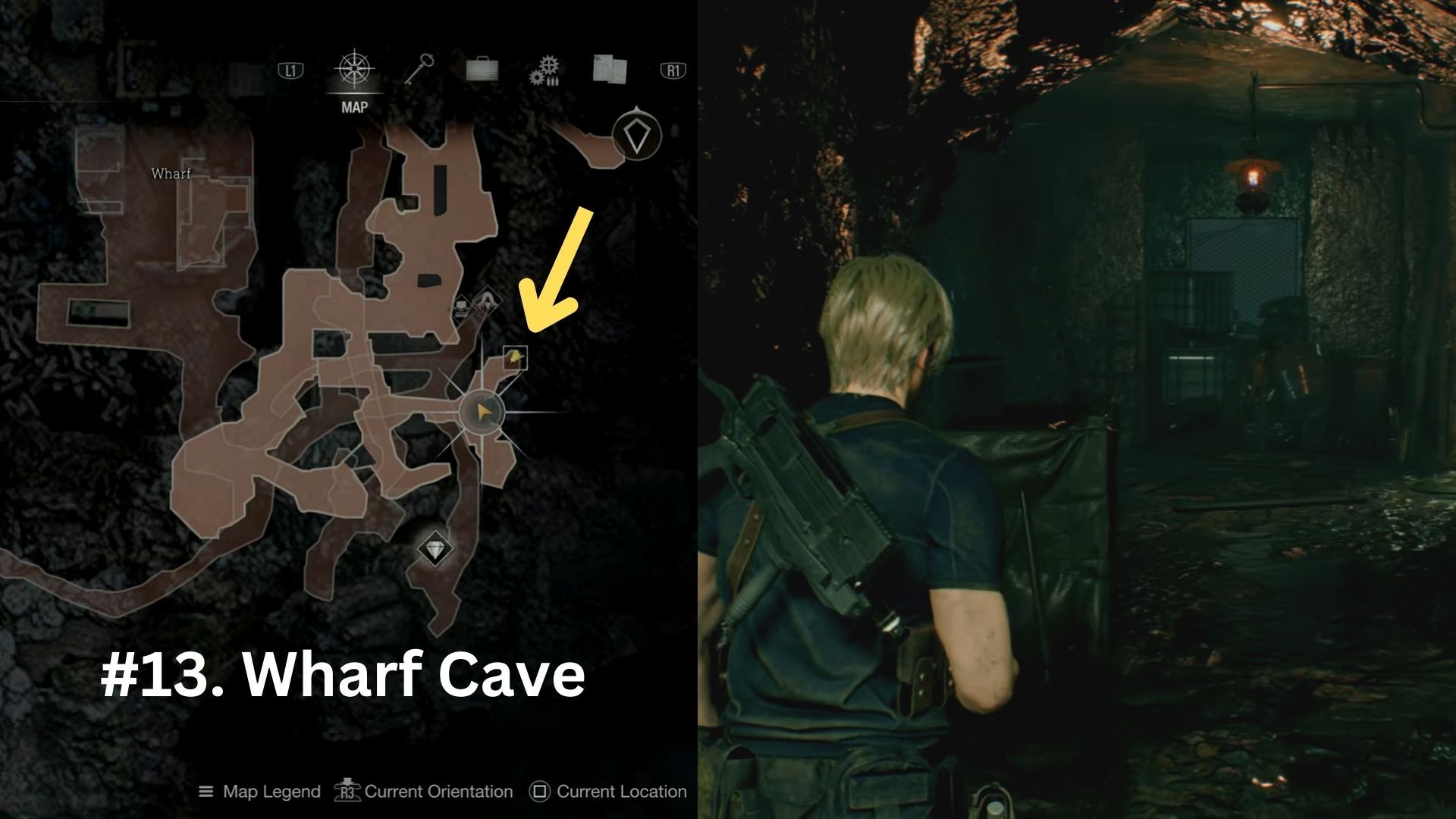 image showing the thirteenth yellow herb location re4 remake.