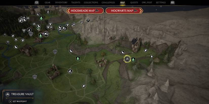 The Falbarton Castle Treasure Vault in Hogwarts Legacy