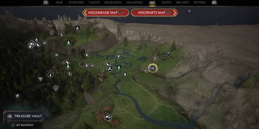 The East North Ford Bog Treasure Vault 2 in Hogwarts Legacy