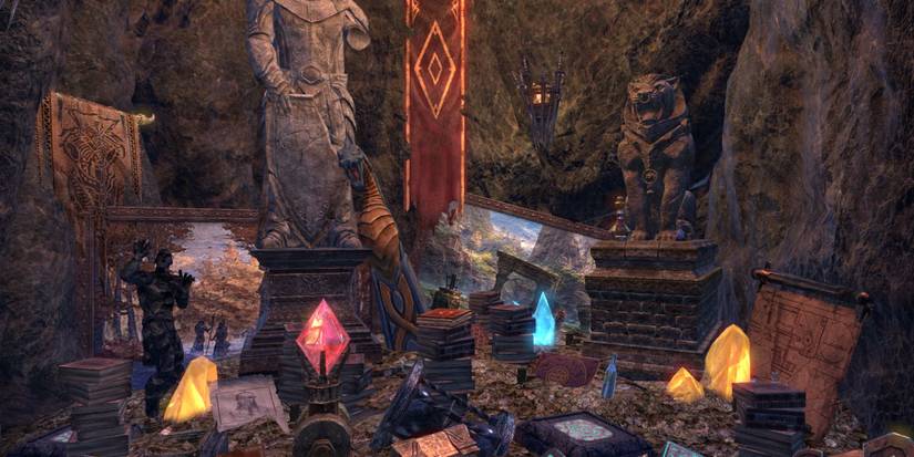 A pile of Treasures in the Elder Scrolls Online
