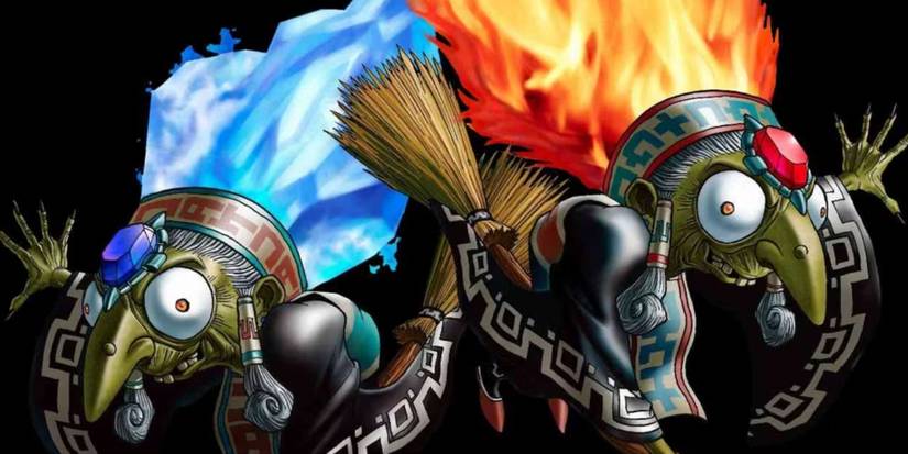 Twinrova from Ocarina of Time character art