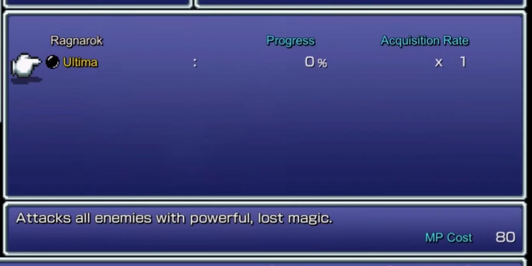 Ultima in Final Fantasy 6