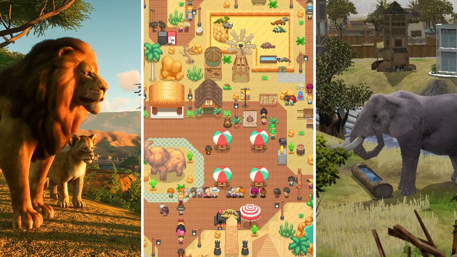 Planet Zoo, Let's Build a Zoo, Zoo Tycoon