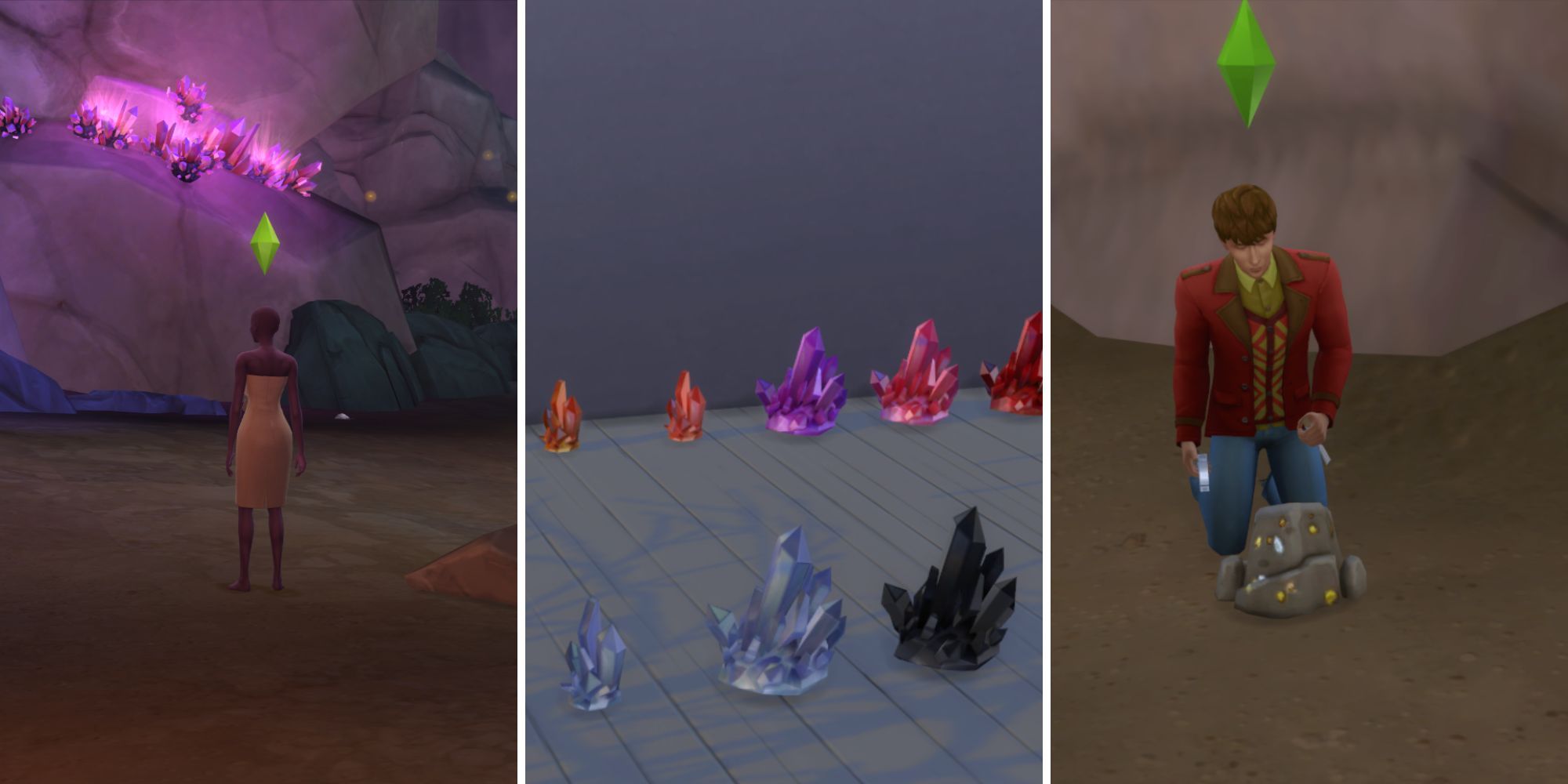 How to find crystals in The Sims 4