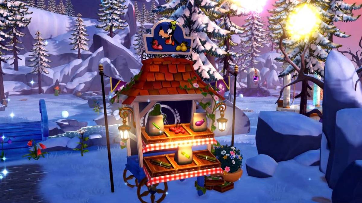 goofy's stall in disney dreamlight valley