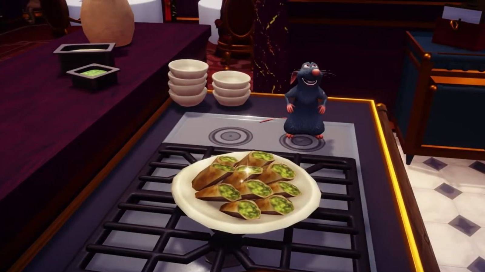 making zucchini puffs dreamlight valley