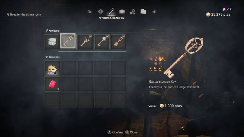 image showing unused items in the re4 remake.