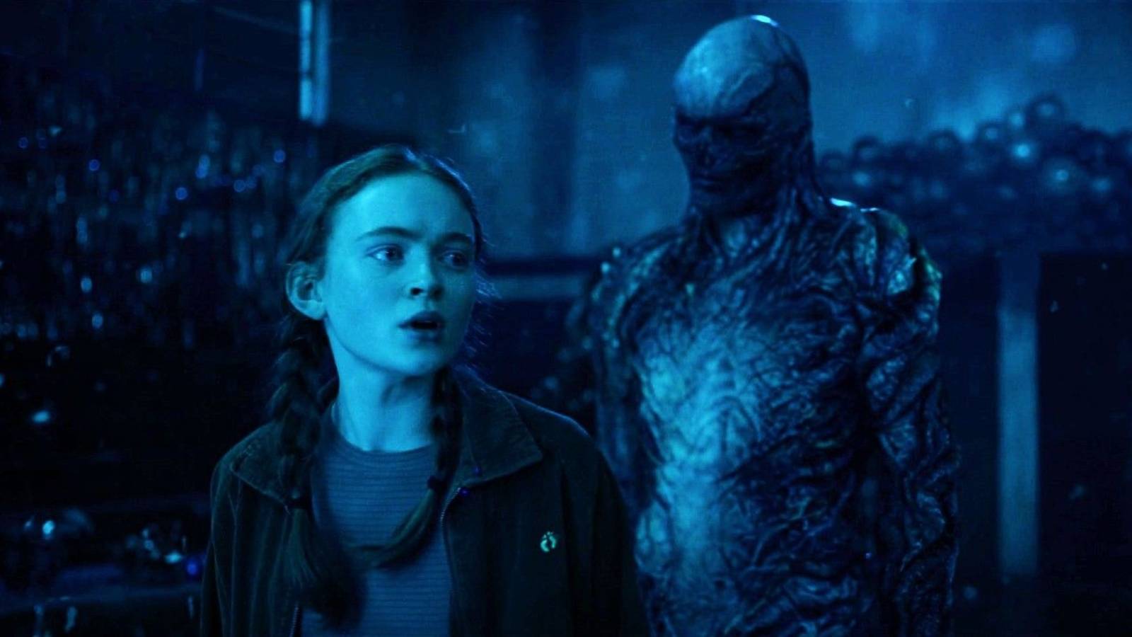 Max Mayfield (Sadie Sink) and Vecna in season 4 of Stranger Things