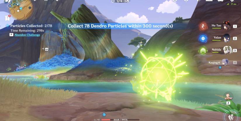 Vourukasha Oasis Puzzle 78 Dendro Particles Time Challenge