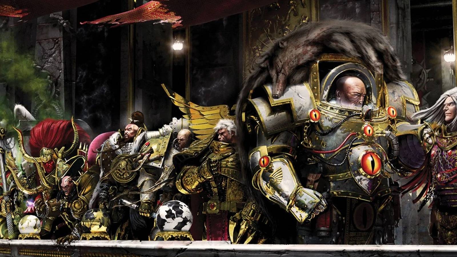 Warhammer 40k - Strongest Primarchs Header Image Showing All Primarchs Together-1