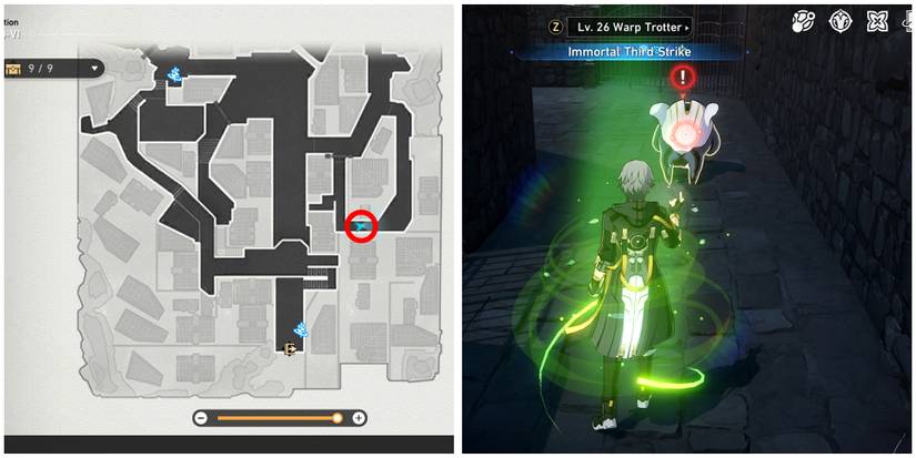 rivet town warp trotter location in honkai star rail