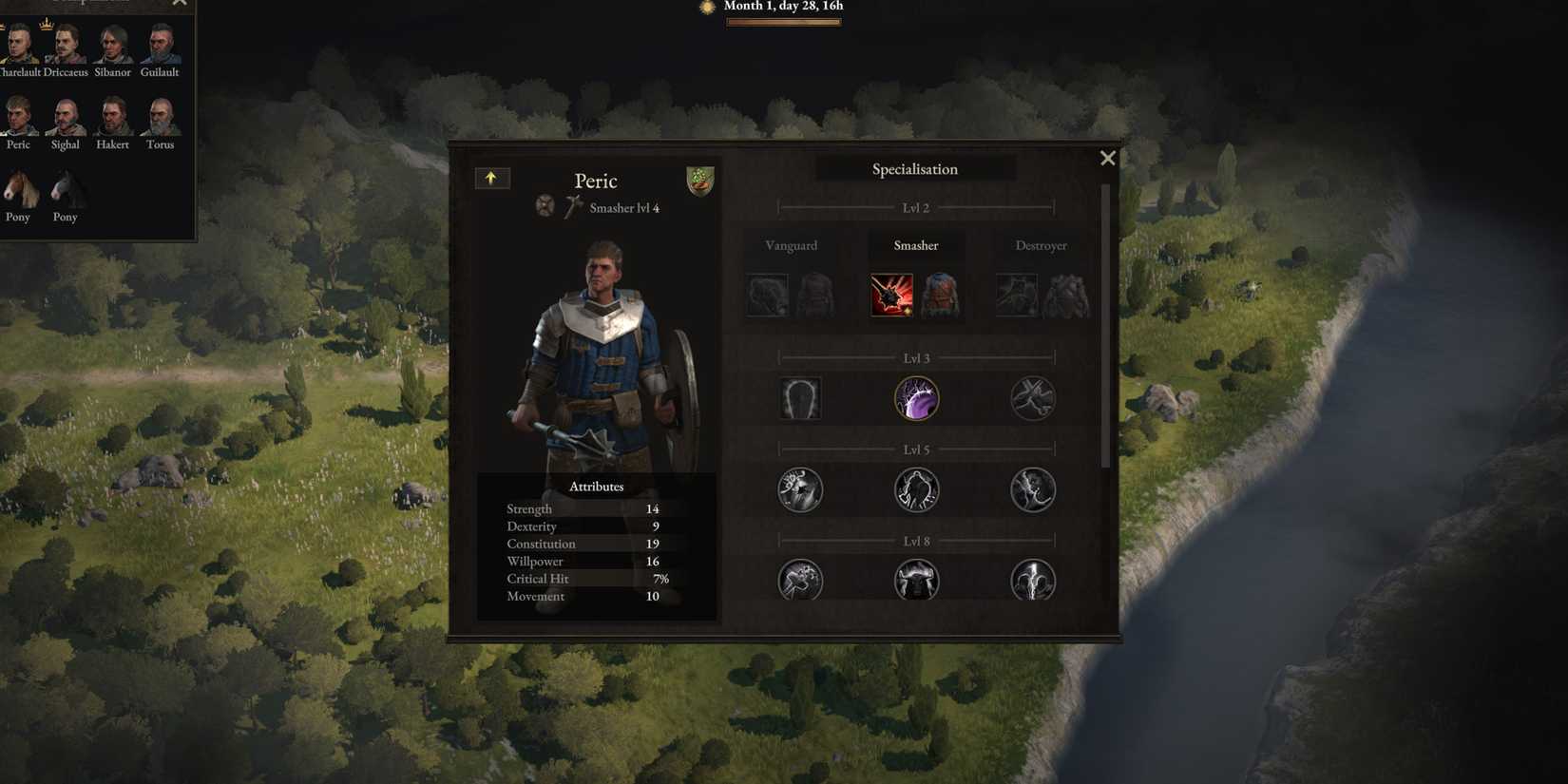 Wartales Brute Class