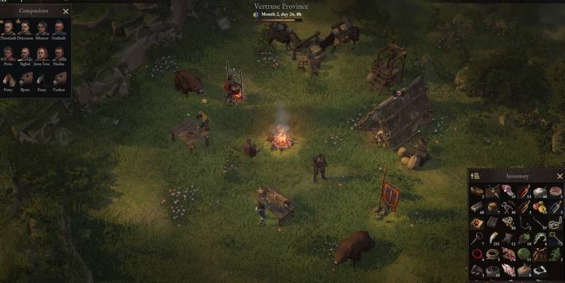 Wartales Camp Equipment