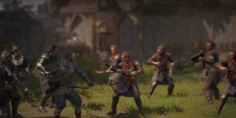 Bandits versus guardsmen in Wartales