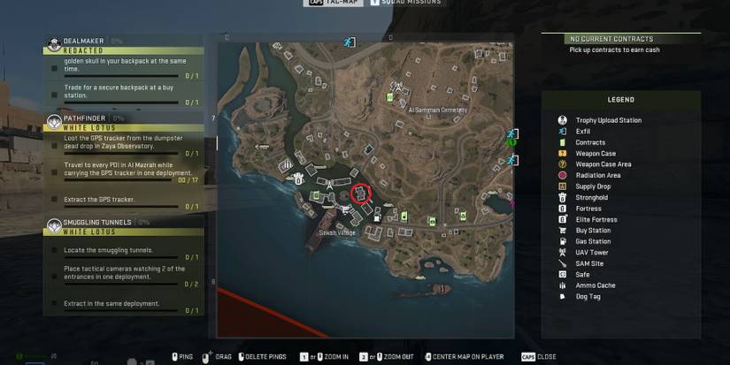 The Sawah Hotel's map location in Warzone 2 DMZ