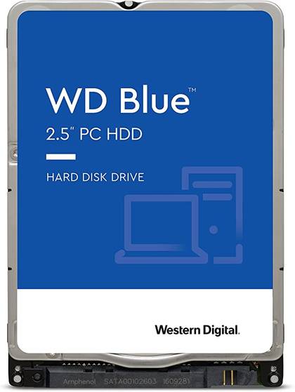 WD Blue 1TB 2.5 inch HDD Product Shot
