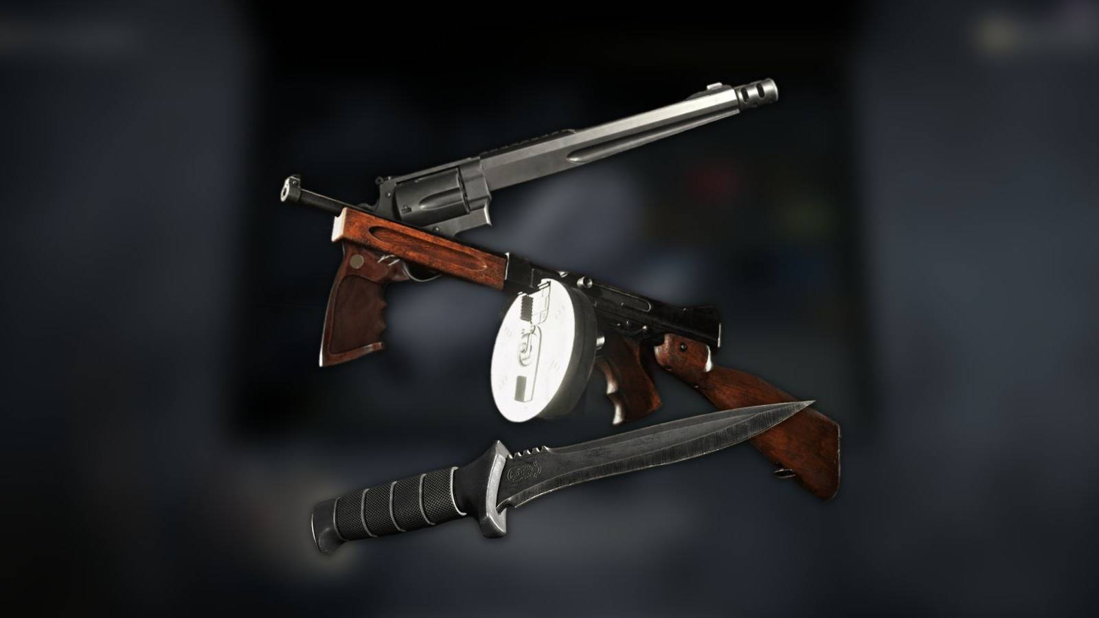 image showing all three bonus weapons in the remake of resident evil 4.