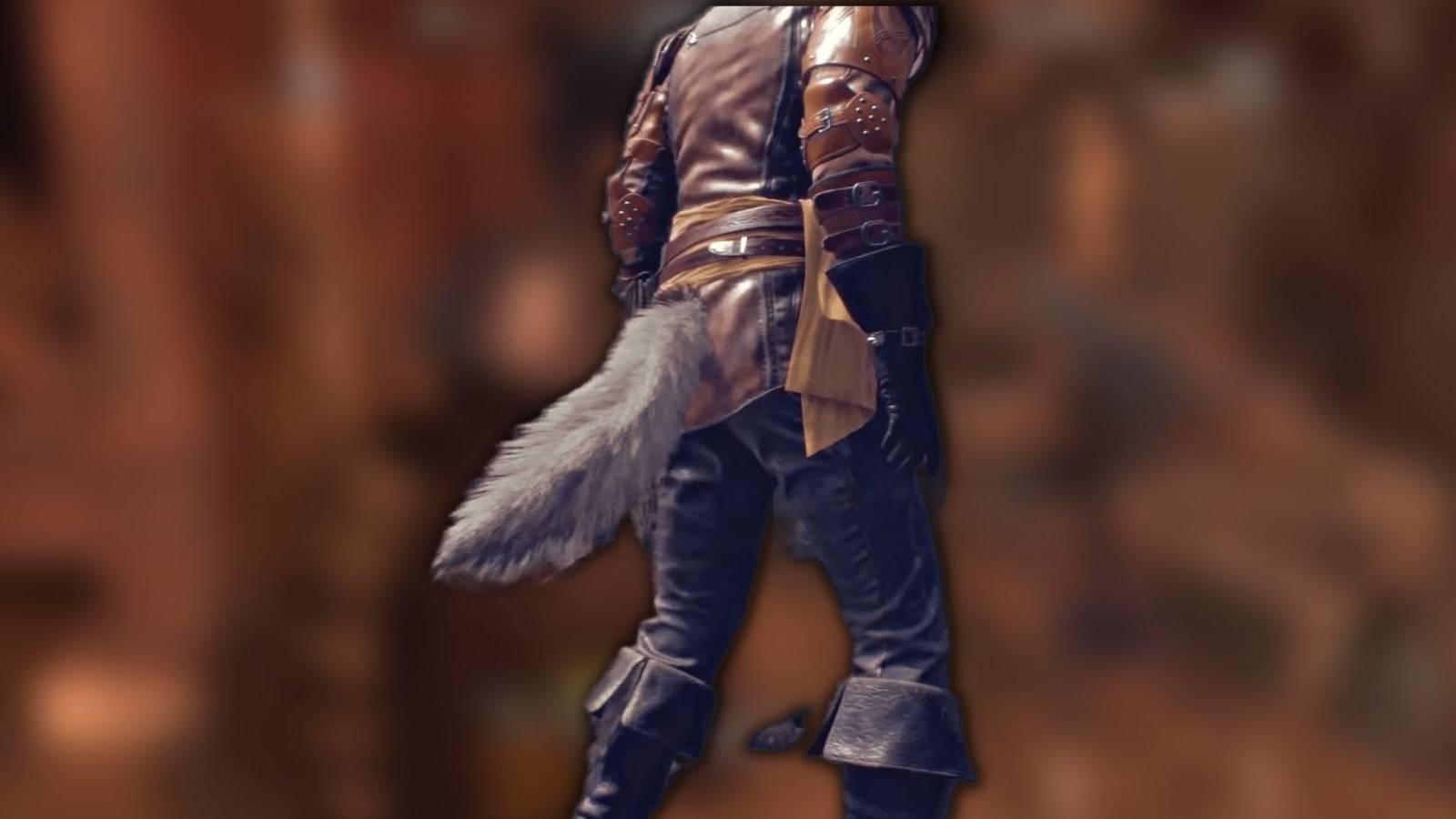 image showing the wolf tail in the resident evil 4 remake.