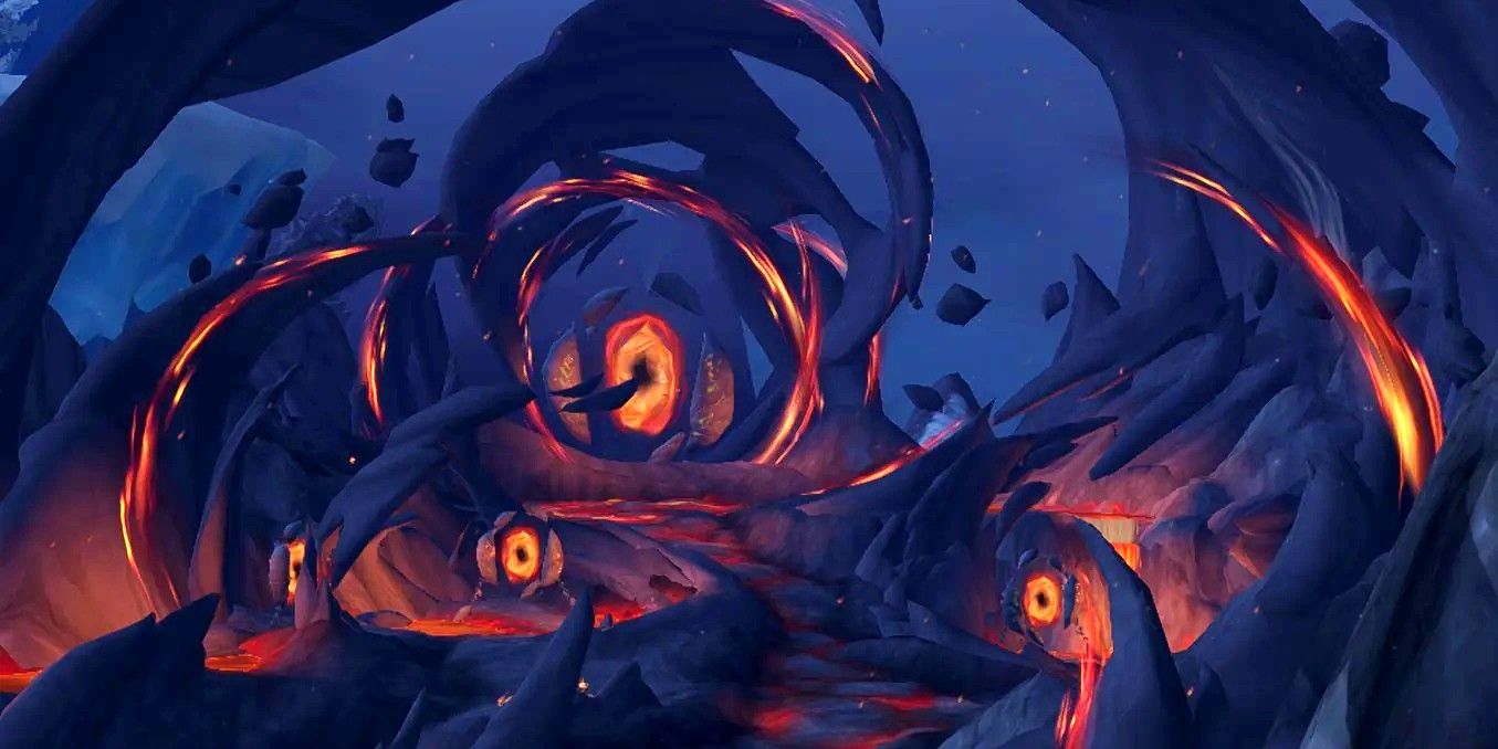 World of Warcraft Vakthros Primalist Outpost Looks LIke N'Zoth