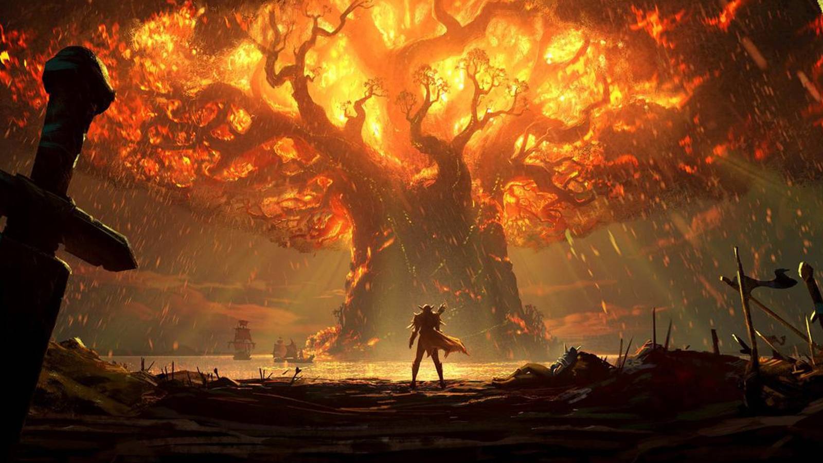 WoW Burning of Teldrassil