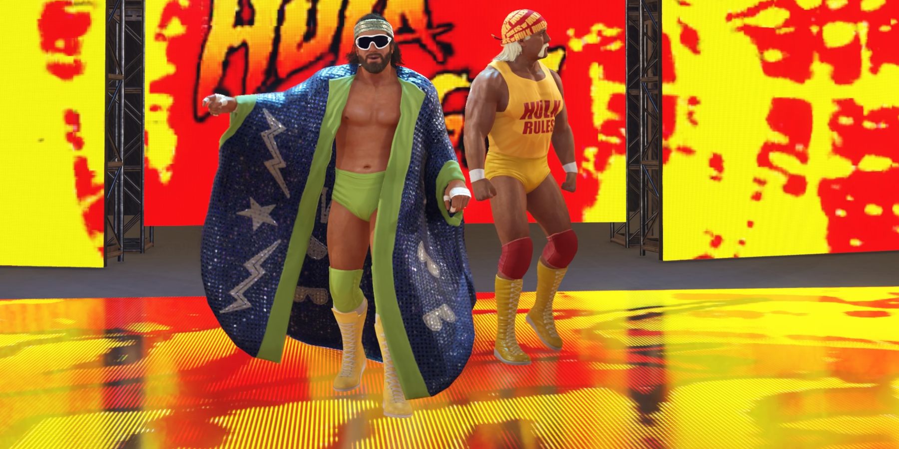 WWE 2K23 - Hulk Hogan and Randy Savage tag team