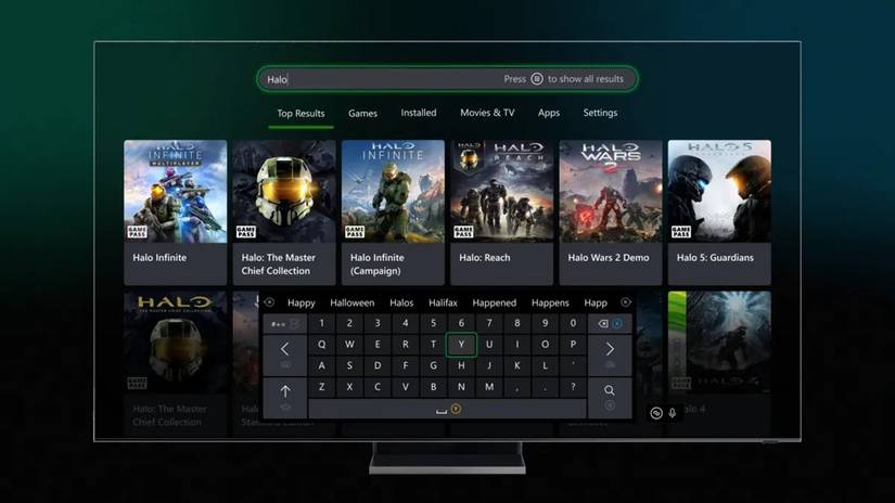 xbox refreshed search results