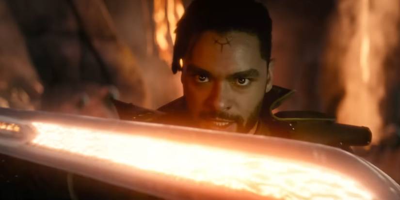 Xenk Yendar preparing to fight