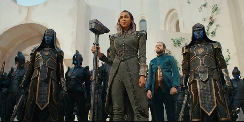 Zawe Ashton as Dar-Benn in The Marvels