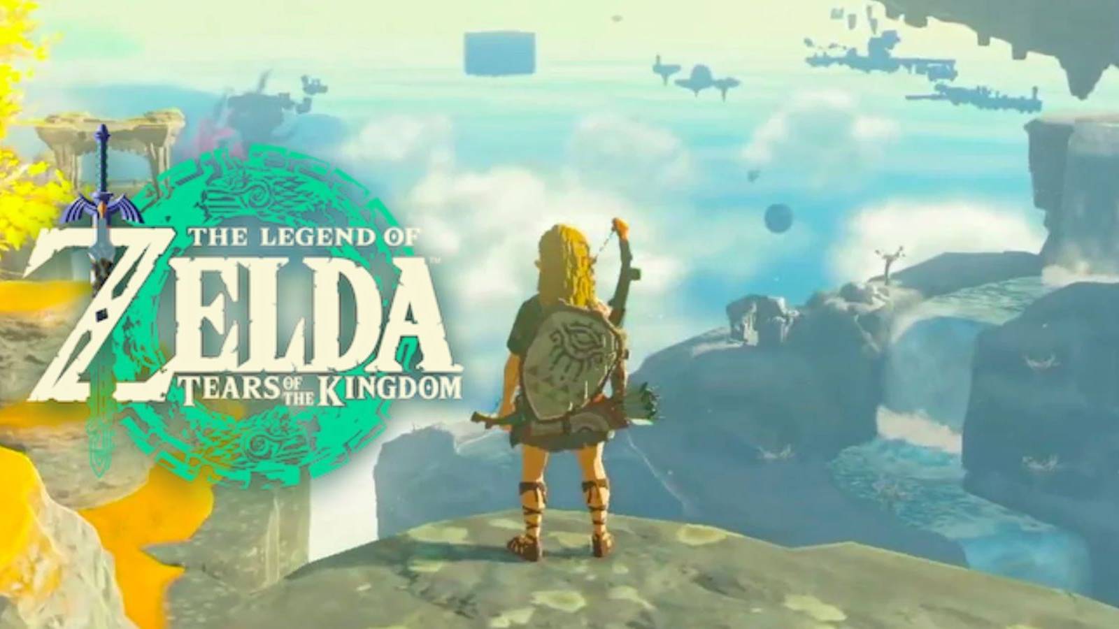 zelda tears of the kingdom sky island screenshot logo