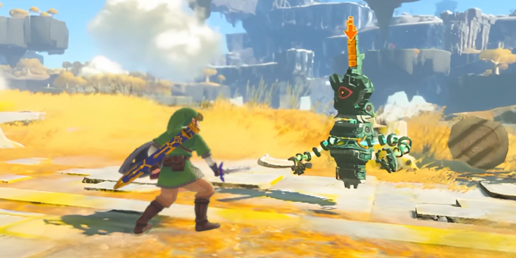The Legend of Zelda Tears of the Kingdom Constructs could be influenced by Skyward Sword