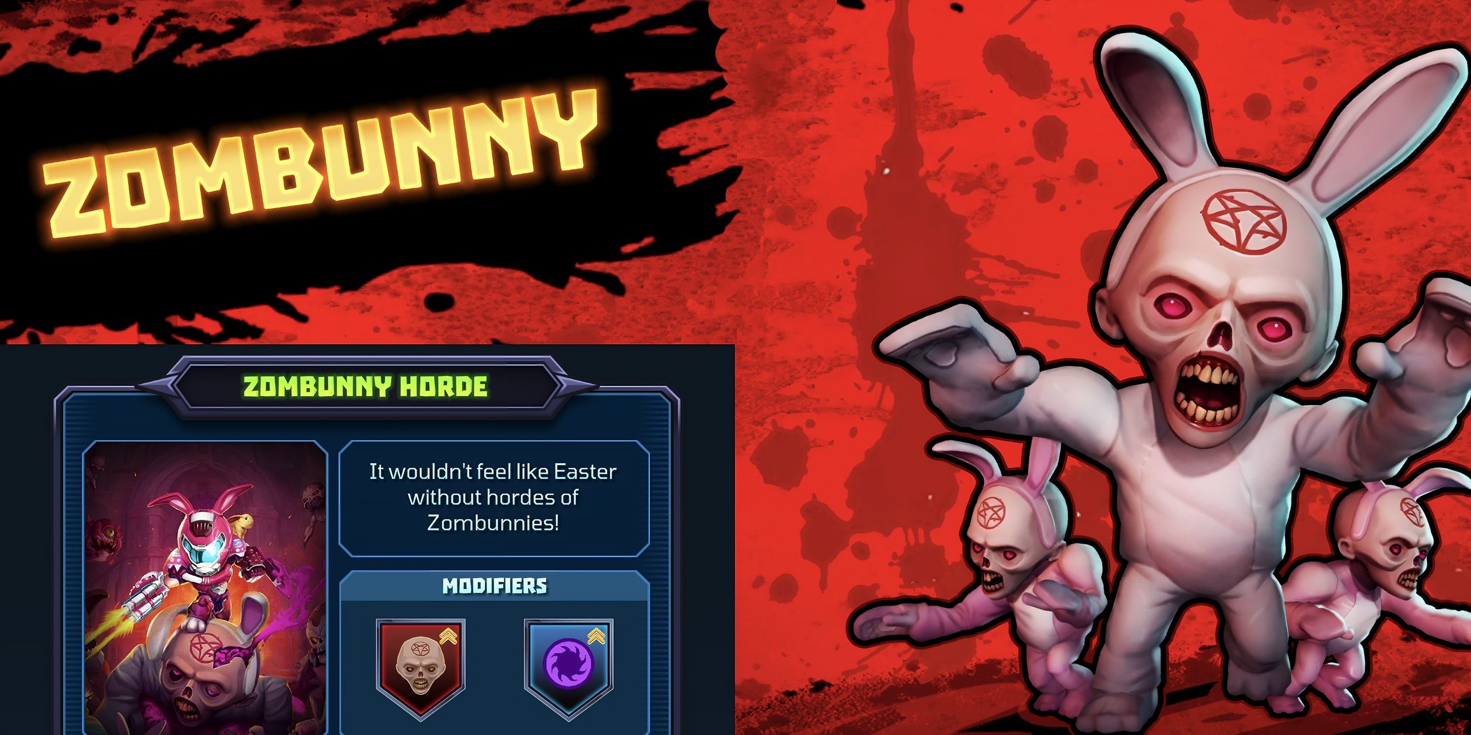 Mighty Doom Zombunny Horde splash screen