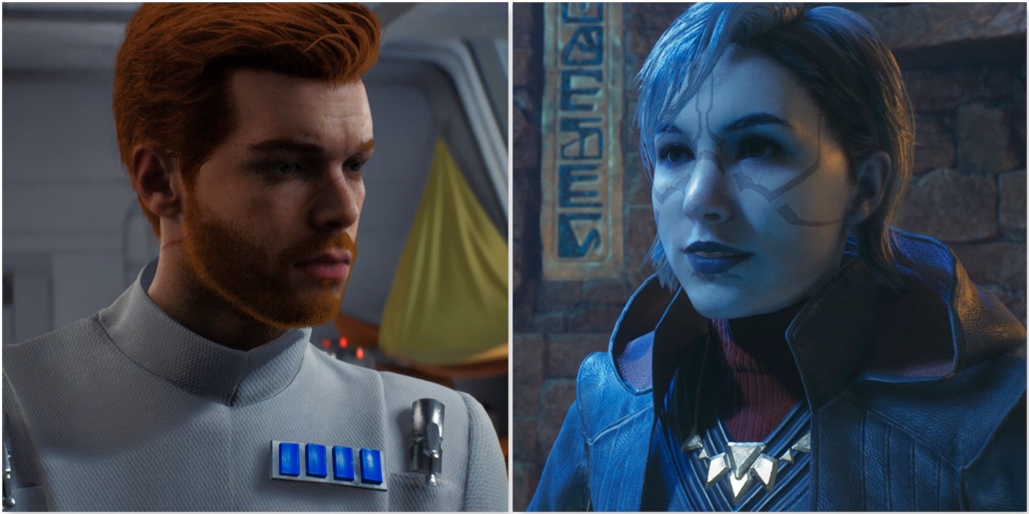 Cal and Merrin in Star Wars Jedi Survivor