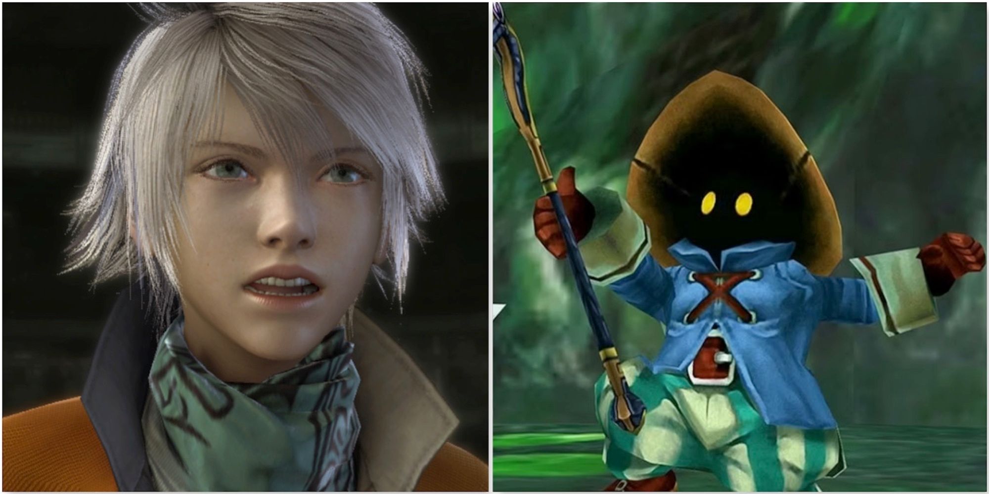 Hope from Final Fantasy 13 and Vivi from Final Fantasy 9