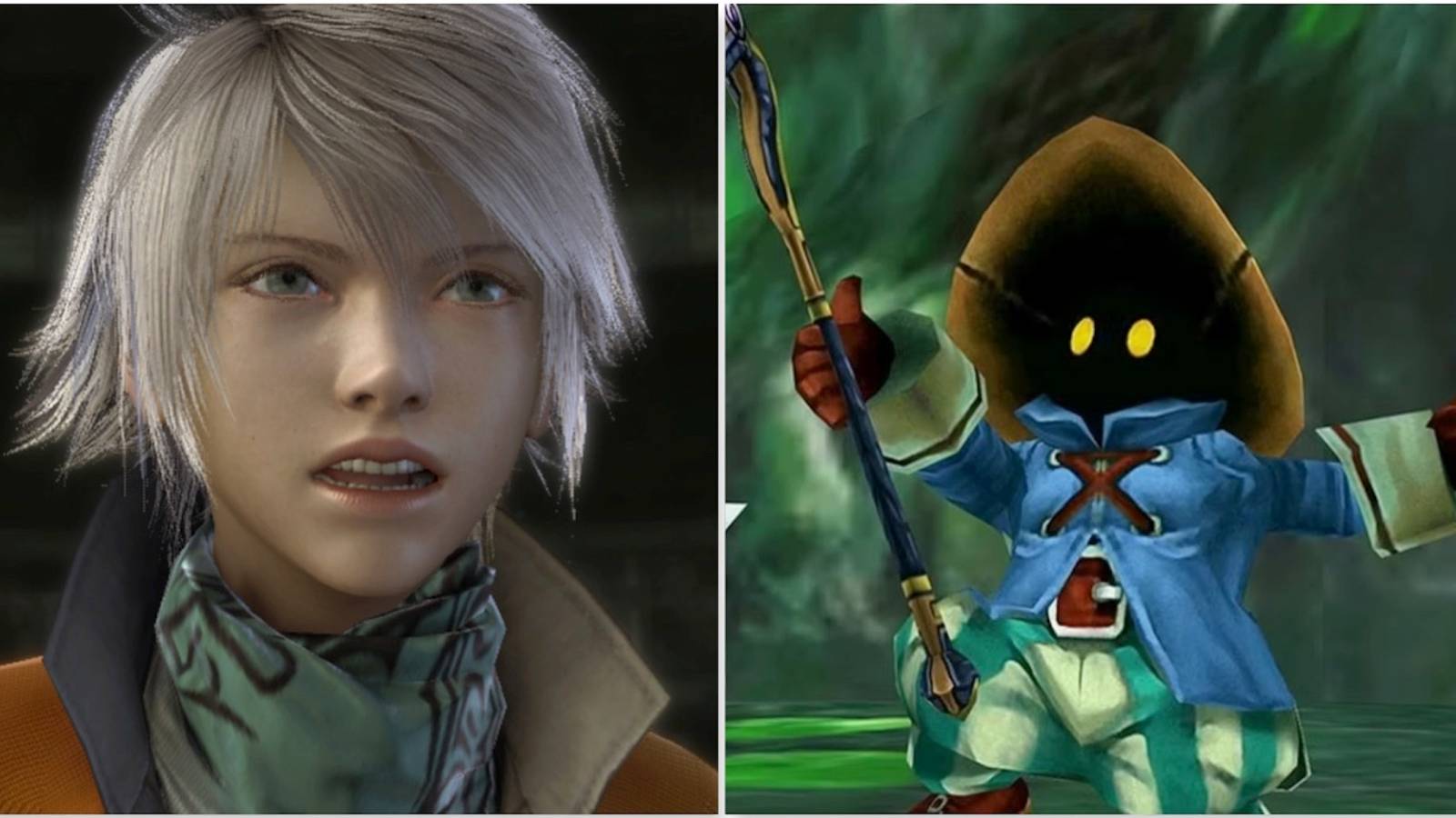 Hope from Final Fantasy 13 and Vivi from Final Fantasy 9