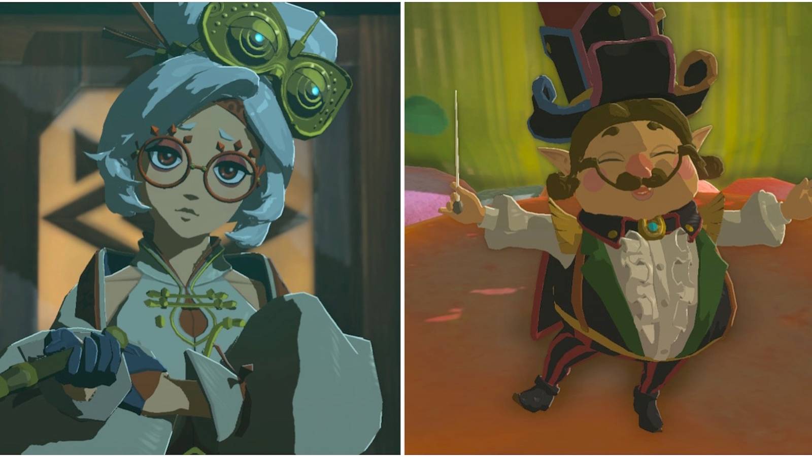 Purah and Mastro in The Legend of Zelda Tears of the Kingdom