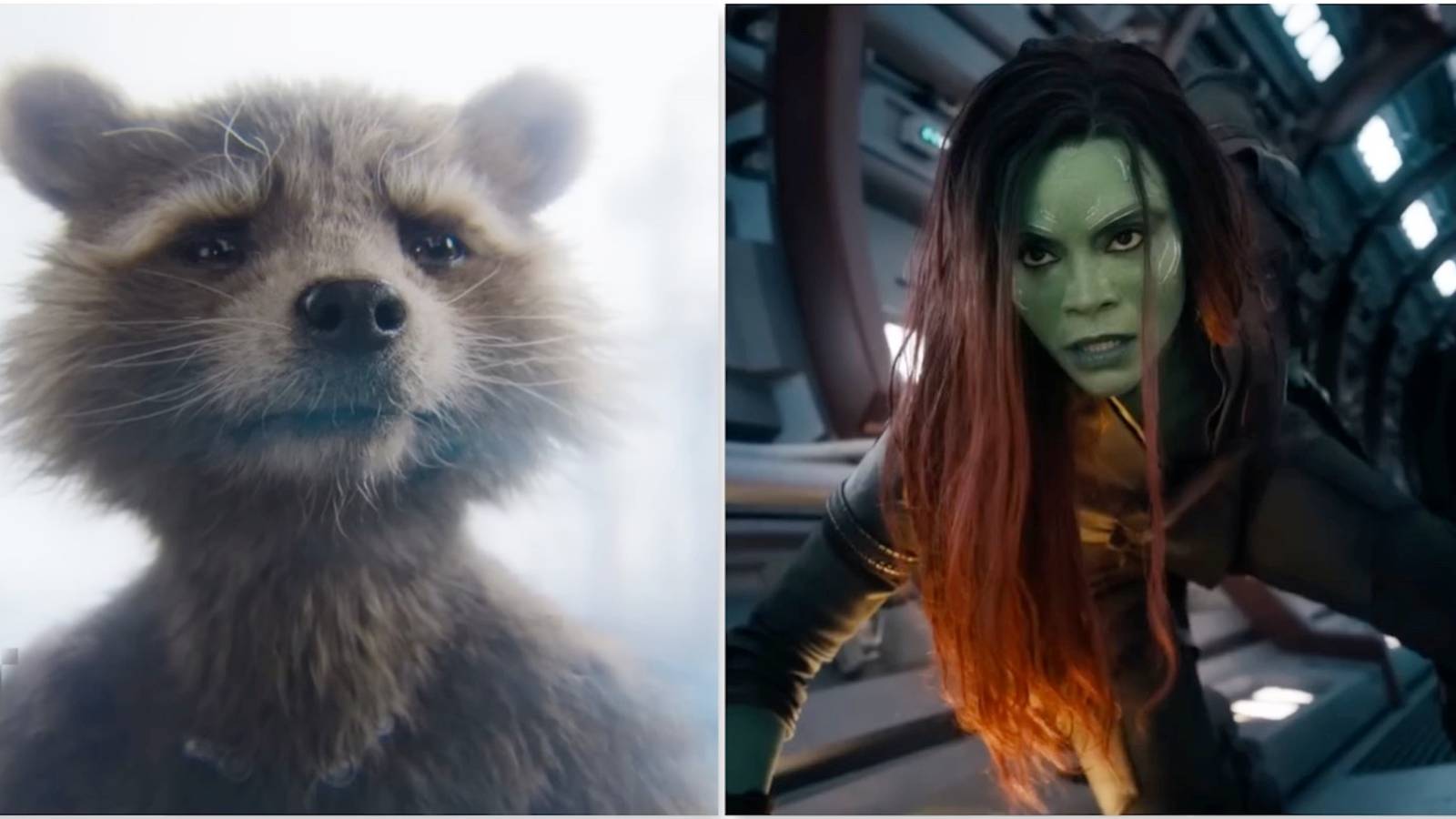 Rocket and Gamora in Guardians of the Galaxy Vol. 3