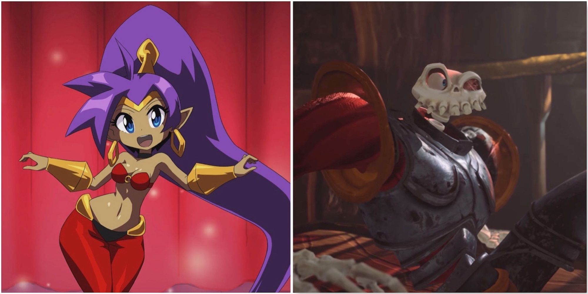 Shantae in Shantae and the Seven Sirens and Sir Daniel in MediEvil