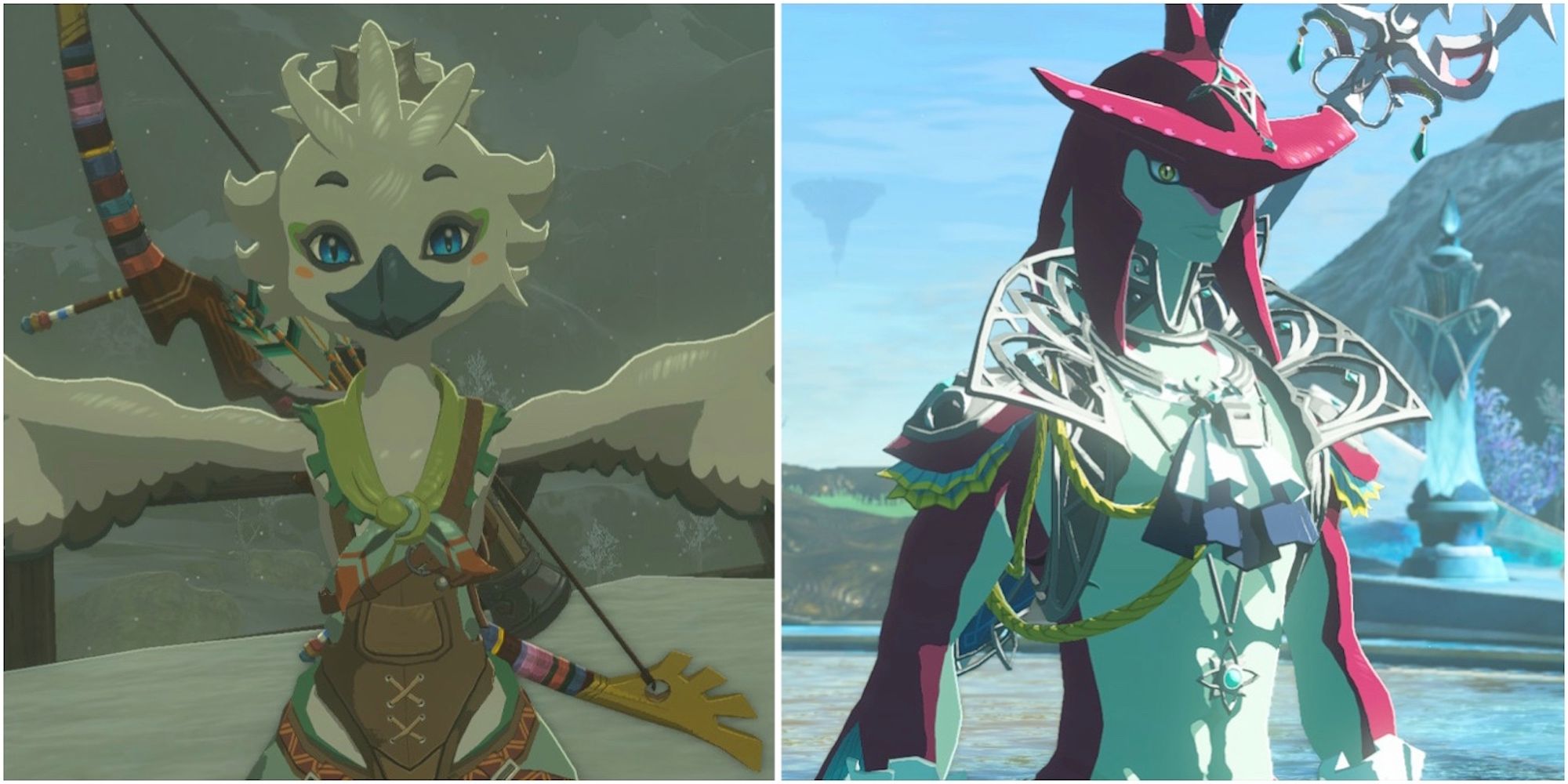 Tulin and Sidon in The Legend of Zelda Tears of the Kingdom