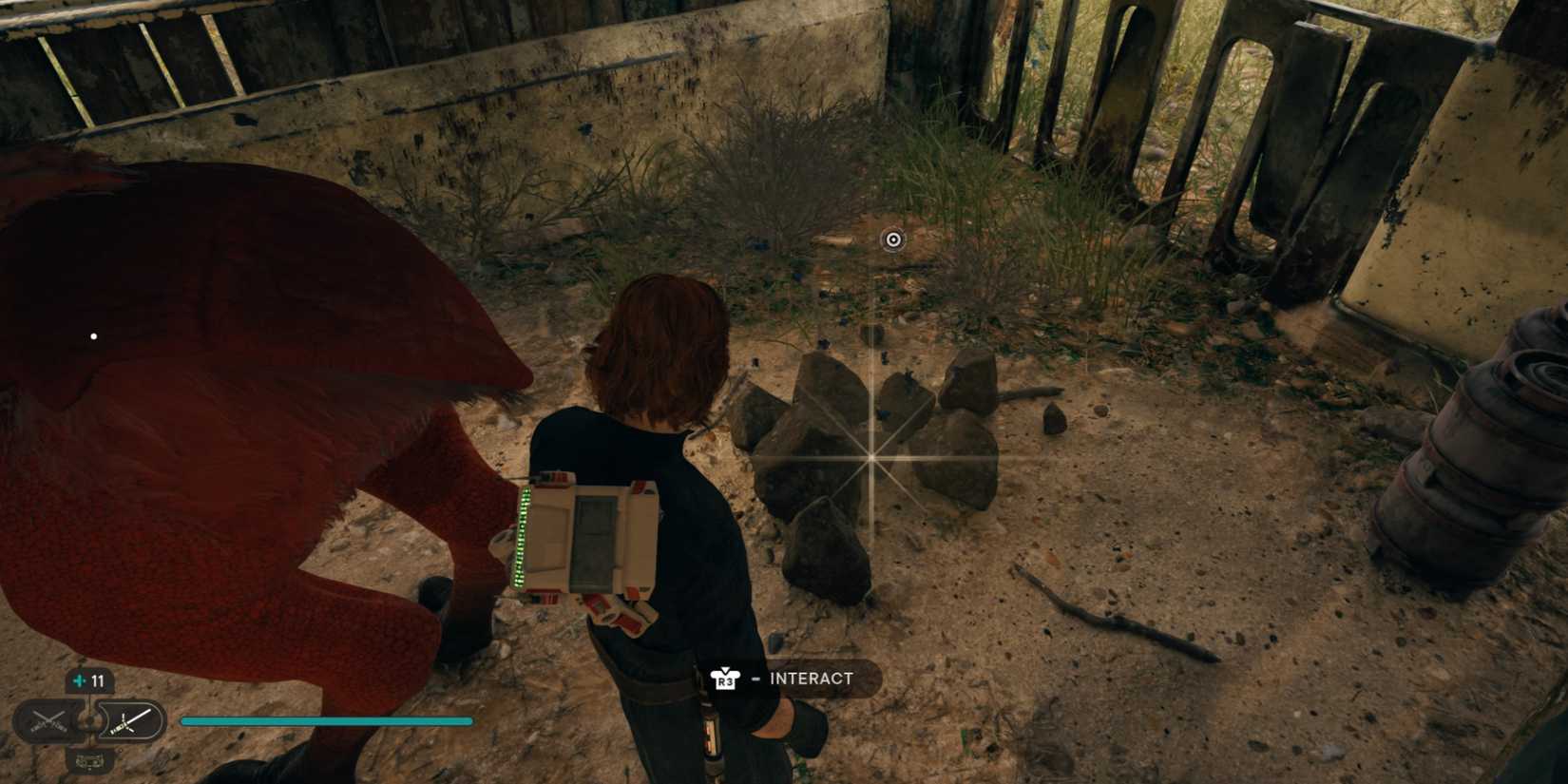 Cal finds a Priorite Shard in Star Wars Jedi: Survivor