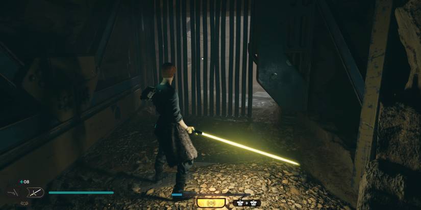 Cal faces a rope door in Star Wars Jedi: Survivor