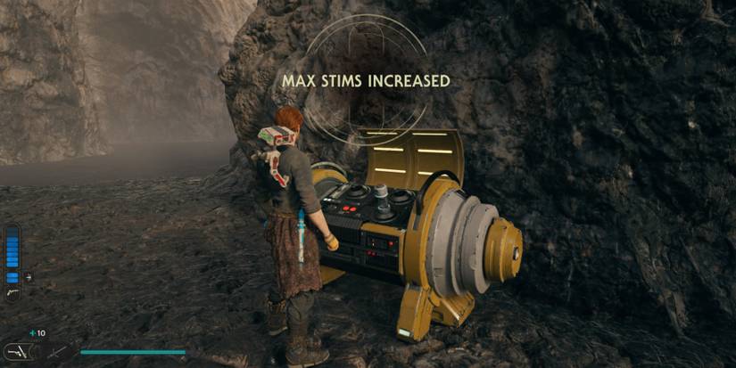 Cal opens a Stim chest in Star Wars Jedi: Survivor