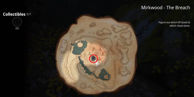 The Mirkwood Breach map in The Lord of the Rings: Gollum