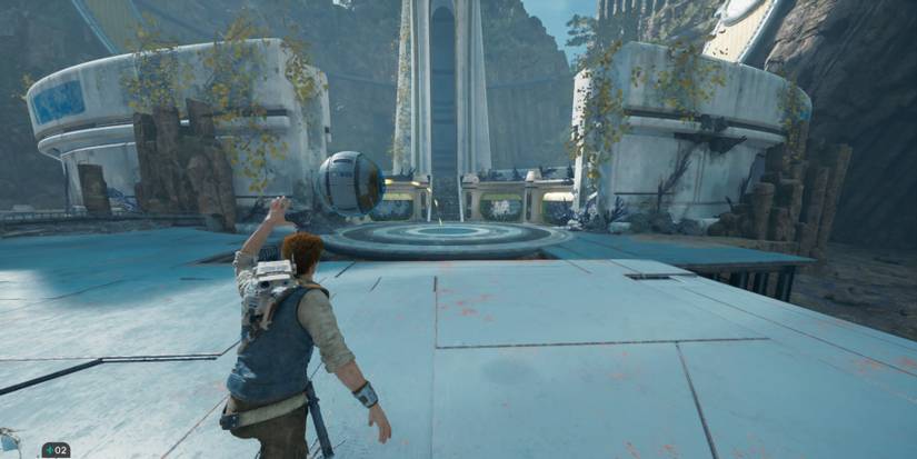 Cal uses Force Pull on an orb in Star Wars Jedi: Survivor